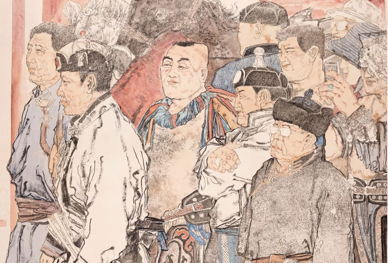 當(dāng)代名家朱格亮、郭亞梅國畫作品欣賞